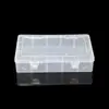 Caja vacía grande de 15 plástico transparente empaque multifuncional creativo para joyas de uñas juguete de cuentas caja de almacenamiento de papelería