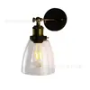 Lámpara de pared con reloj colgante de cristal, lámpara de pared moderna minimalista para habitación, pasillo, dormitorio, mesita de noche, lámpara de pared para restaurante, personalidad creativa, lámpara de bar