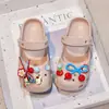 Nuevas Sandalias Perforadas de Estilo Ballet para Niñas Verano 2026, Transpirables Antideslizantes para Playa al Aire Libre, Punta Cerrada