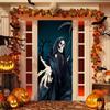 Pegatina de puerta de Halloween, tela colgante, festival de terror, atmósfera, diseño de escena, tela de fondo a juego, venta caliente transfronteriza de fábrica de Amazon