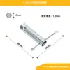 Suministro directo de llave de tubo de acero con hexágono interior galvanizado, llave de tubo en T, herramienta de llave de carcasa de varilla de presión integrada simple