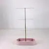 Novo Suporte de Joias com Design de Arco de Ferro Suporte de Exibição de Joias de Pérola Adereços de Exibição de Joias de Alta Qualidade Venda por Atacado