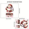 Decoração de Festa de Natal Adesivos de Parede Criativos Papel de Parede de PVC para Vidro de Janela Papai Noel Adesivos de Parede Autoadesivos