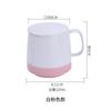 Taza de cerámica sencilla de estilo europeo con tapa, moderna y creativa, perfumada para té, café mate, regalo para oficina y hogar, venta al por mayor