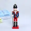 25cm Quebra-Nozes Retrô Soldado de Lata Marionete, Estoque Pronto para Exportação, Decoração de Mesa de Natal, Presente de Feriado