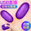 Huevo Vibratorio USB Misterioso Dispositivo de Masturbación Femenina Vibrador Masajeador Juguetes Sexuales para Adultos 390/Caja