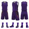 Traje de baloncesto transfronterizo de Speed Wholesale, camiseta de estudiante, traje de entrenamiento deportivo con logotipo para hombre, traje deportivo de secado rápido para hombre, verano