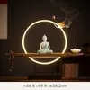 Nuevo Adorno Estilo Zen Chino Hogar Sala de Estar Mesa de Entrada Anillo de Luz Creativo Habitación Modelo Decoración Suave Exhibición
