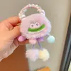 Diadema Infantil Estilo Coreano Banda para el Cabello Kuromi Lana Linda Dibujo Animado Goma Elástica Bola para Cola de Caballo Niña Accesorio para el Cabello