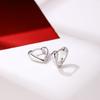 Pendientes Geométricos Simples Estilo Coreano Pendientes de Acero de Titanio Nicho Alta Gama Lujo Ligero Acero Inoxidable Pendientes Elegantes Geniales de Tendencia