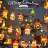 Luzes Decorativas de Natal LED Luminosas Acrílico Cordão de Luzes Árvore de Natal Atmosfera do Quarto Layout de Cena Pingente