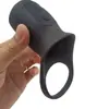 Hombres y Mujeres Compartido Bloqueo de Vibración Maestro de Esperma Anillo Vibrador de Huevo Juguete Erótico para Adultos Pareja Suministros Sexuales Masturbador de Juego Previo