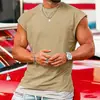 Moda Masculina de Verão Transfronteiriça 2026 Tops Americanos Estilo Casual Que Valorizam o Corpo Frescos Fitness Camisetas Multicores em Estoque