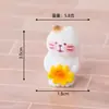 Enfeites de Paisagem em Miniatura Fofos Estilo Pastoral Girassol Gatinho Boneca DIY Casa Decoração Acessórios