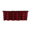 Cortinas de Janela Xadrez Buffalo Amazon Buffalo Preto e Branco Pequenas Cortinas Clássico Fazenda Atacado Decoração Moderna para Casa