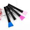 Cepillo de silicona para mascarillas de belleza, varilla negra, herramienta de belleza, cepillo para mascarillas, cabezal suave, cepillo de silicona, varilla de ajuste para mascarillas.