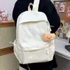 Nova Mochila Escolar de Nylon Ultra-Leve com Aparência Premium, Mochila Estudantil Estilo Coreano Estilo Floresta, Mochila Pequena Casual Simples para Passeios