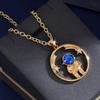Collar largo de astronauta directo de fábrica para pareja, diseño de nicho, colgante de amor a distancia, masculino