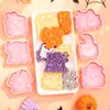 Serie de Halloween Noche Romántica Moldes para Galletas 3D Fantasma Calabaza Brownie Dibujos Animados Galleta Herramientas Realistas para Hornear