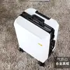 Maleta Nueva 2023 Estudiante Marco de Aluminio Maleta de Ruedas Rueda Universal Cremallera con Contraseña para Hombres y Mujeres Equipaje Resistente Estuche de Basura