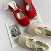 Zapatos Planos de Boca Baja de Moda 2025 Primavera/Verano Nueva Moda Retro Hada Suave Casual Planos Mary Janes