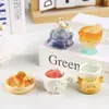 Celebridad de Internet Doce Constelaciones Pal Cristal Caja Sorpresa Adornos Piedra de Cristal Natural Oficina Adornos de Descompresión Regalos de Cumpleaños
