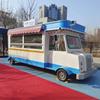 Carro de Snacks Comercial Eléctrico de Cuatro Ruedas, Puesto Comercial para Mercado Nocturno Callejero, Carro Comedor Móvil para Lugares Pintorescos, Carro de Comida Móvil Multifuncional