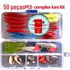 Conjunto de Iscas Pesca com Isca Artificial Isca Spinner Isca Macia Conjunto de Iscas Biônicas