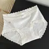 Categoría Ropa Interior de Algodón para Bebé Mujer Calzones de Algodón Puro para Niñas 2025 Nuevos Sexys de Encaje de Cintura Media