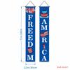 Decorações de Festa Amazon Mais Vendidas Transfronteiriças Cortina de Porta de Varanda Bandeira do 250º Aniversário Americano Dia da Independência Couplets Personalizados