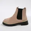 Botas Martin de ante para pareja otoño e invierno botas desierto casual retro de mujer botas de trabajo botas Chelsea cortas zapatos de caña alta para hombre