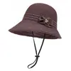 Sombrero de Sol Hueco para Mujeres de Mediana Edad y Mayores, Nuevo Estilo Primavera y Verano 2026, Sombrero de Pescador de Moda con Protección Solar, Sombrero de Pescador para Mamá