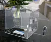 Caja de Méritos/Urnas de Votación/Buzón de Opiniones/Caja de Donaciones Benéficas de Vidrio Altamente Transparente/Caja 30cm