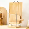 Estante de almacenamiento para tabla de cortar y tapa de olla para el hogar, estante escurridor multifuncional de acero inoxidable para utensilios de cocina, venta al por mayor