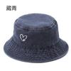 Sombreros Lavados de Primavera y Otoño para Hombres y Mujeres, Sombrero de Pescador con Estampado de Huella de Perro 'Amor', Protección Solar para Exteriores, Sombrerito Pequeño que Muestra la Cara