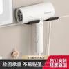 Secador de cabelo, Armazenamento sem perfuração, Vaso sanitário, Suporte preguiçoso montado na parede, Rack suspenso para armazenamento de tambor de ar, rack de armazenamento
