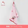 Toalla de Baño Envolvente de Terciopelo Coral Genuino Sanrio para Mujer, Falda de Baño Suave y Amigable con la Piel, Absorbente, Secado Rápido, Bata con Tirantes, Linda y Adorable