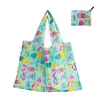 Bolsa de Compras Plegable, Nueva de Gran Capacidad, Bolsa Plegable Ecológica en Stock, Bolsa de Tote de Almacenamiento Plegable Portátil Impresa Creativa