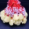 Nuevo Collar con Colgante de Cuerda Roja de Buda Guanyin de Cristal para Hombres y Mujeres Estilo Pareja Collar al por Mayor Colgante de Jade Imitación Artículo de Regalo