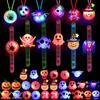 Colar Luminoso Infantil de Halloween da Amazon Transfronteiriço Led Piscante Pingente de Cabeça de Fantasma Luminoso de Abóbora