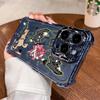 Funda para teléfono móvil Apple 16 Promax, nueva, galvanizada, anticaída, con diseño de gato loco inglés y dibujos animados para iPhone 15