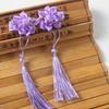 Horquilla con borla de flor antigua, horquilla con forma de loto, accesorio para disfraz antiguo de Hanfu, regalo de Taobao, tocado de estilo chino