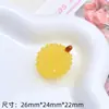 Accesorios de Resina Tónico Vibratorio Juguete Bolsa Sorpresa Explosiones Crema Gel Adornos Estéreo DIY Material para Joyería Fruta Luminosa