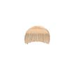 Presilha de Cabelo Geométrica em Liga Metálica Escovada Estilo Ins, Acessório de Cabelo Dourado em Formato de Leque e Coração, Presilha Tubarão, Acessório de Cabelo da Moda