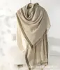 Bufanda de Punto de Color Sólido 100% Cachemir Puro Chal de Invierno para Mujer Bufanda de Lana de Moda Cálida de Doble Uso