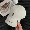 Gorra de béisbol de estilo americano, moderna, con copa profunda y circunferencia de cabeza grande para mujer, con una visera extendida que hace que la cara parezca más pequeña, en color rosa