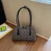 Coleção Outono 2026: Bolsa de Axila Fresca, Doce e de Estilo Relaxado, Bolsa de Mão Feminina, Bolsa Boston de Ombro Única