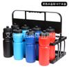 Soporte para hervidor portátil al por mayor cesta plegable para hervidor deportivo soporte para vaso de agua para jugador suministros de entrenamiento de fútbol de ocho agujeros