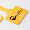 Etiqueta de silicona para equipaje de maleta impresa por el fabricante, etiqueta de silicona para tarjeta de identificación de estudiante, tarjeta de trabajo