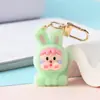 Chaveiro Pingente de Coelho de Pelúcia Desenho Animado Fofo Pingente de Mochila de Pelúcia Presente para Melhor Amigo Estudante Casal Presente